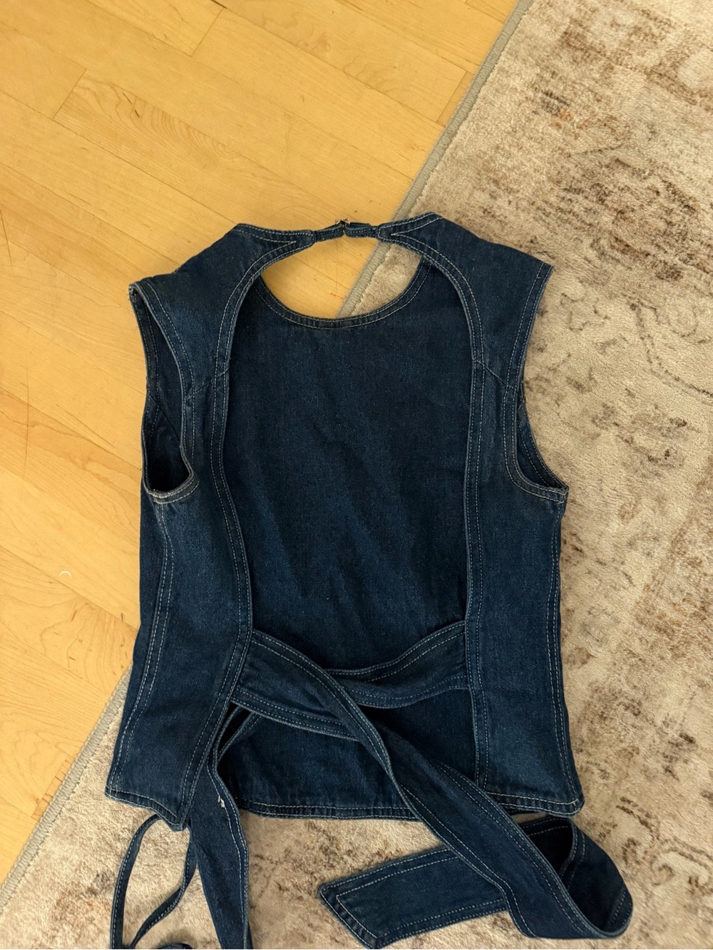 Lioness Countryside Top and Skort Set in Blue Denim - Picture 8 of 9